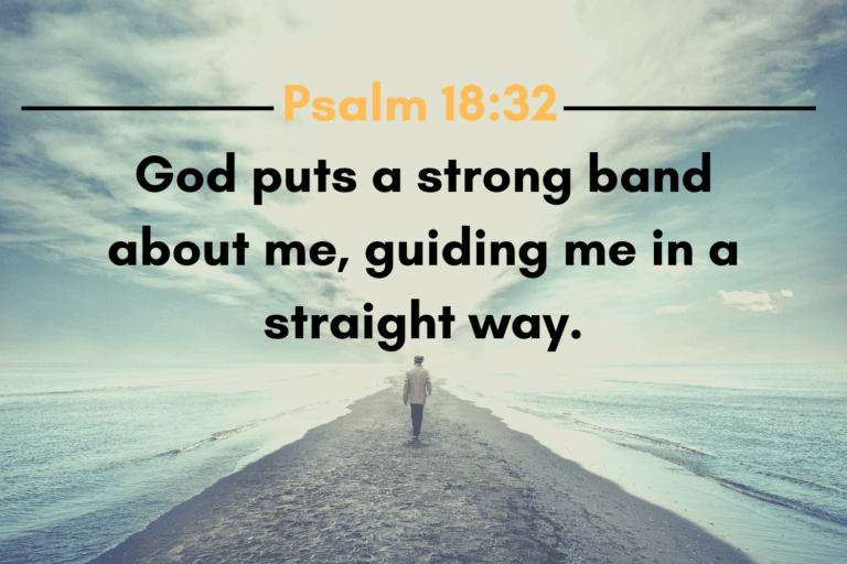 God Guiding Me In A Straight Line
